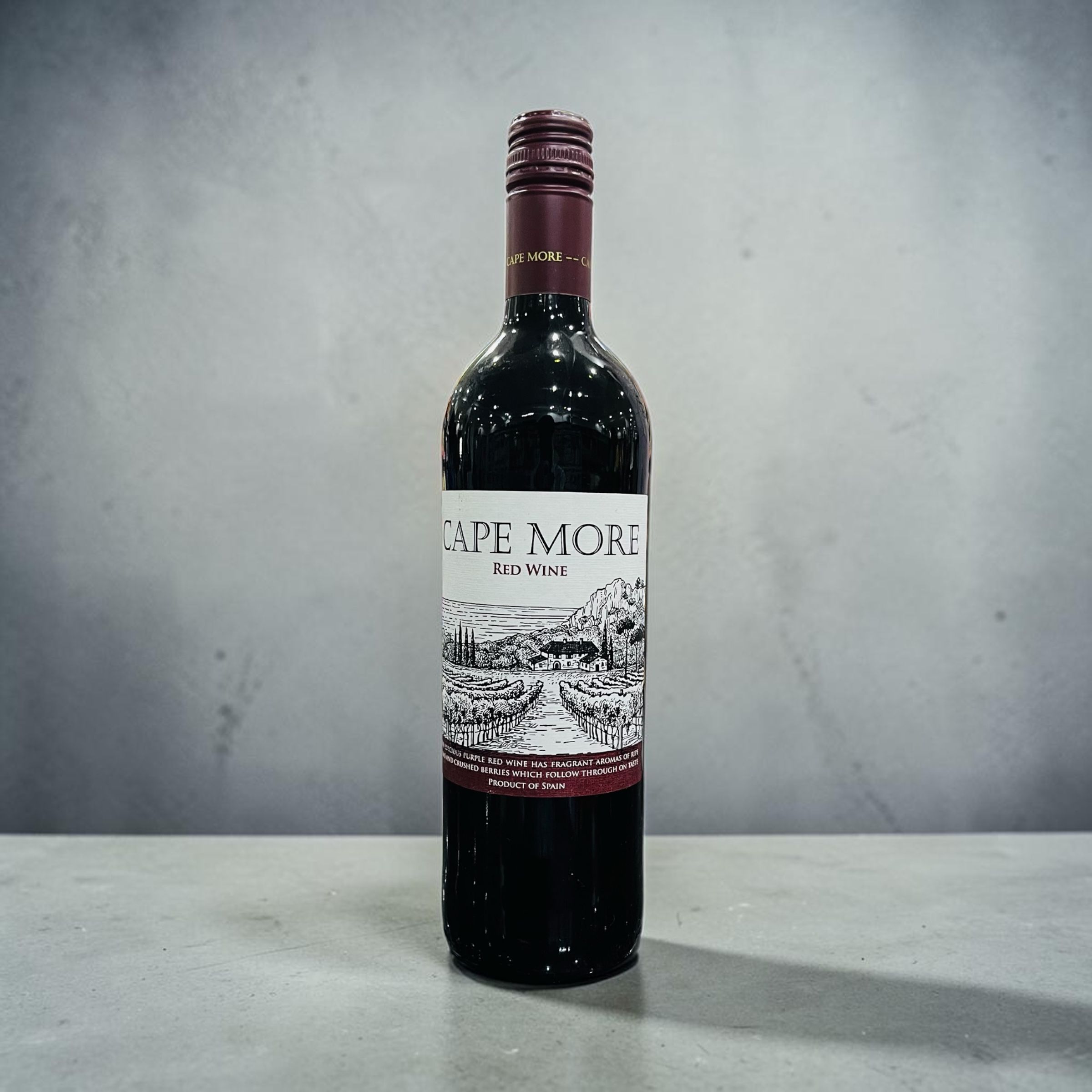 CAPE MORE REDWINE 75CL